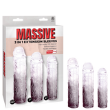 Massive 3 in 1 extension sleeves