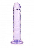 RealRock crystal clear realistic dildo with suction cup 6"