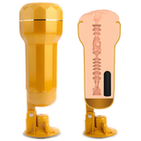 Abbie realistic vagina vibrating cup