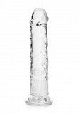 RealRock crystal clear realistic dildo with suction cup 7"