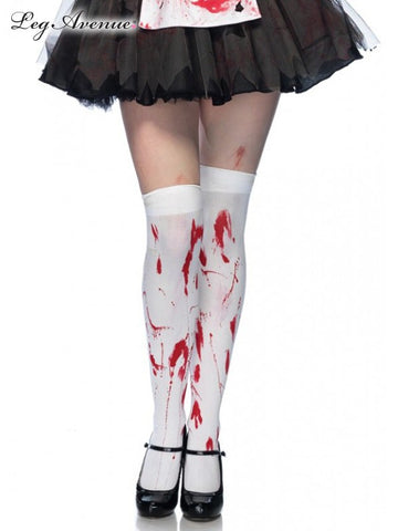 Leg avenue bloody zombie thigh highs no 6675
