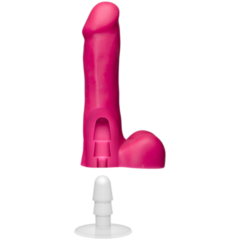 American pop icon 6" silicone slim dong with balls