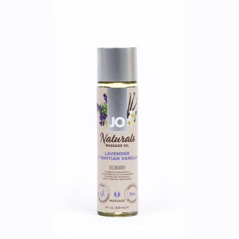 JO Naturals massage oil lavender & tahitian vanilla - 120mL