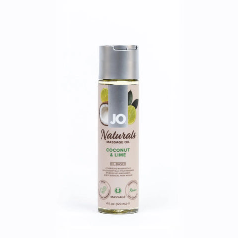 JO Naturals massage oil coconut & lime 120mL