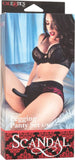 Scandal Crotchless pegging panty set