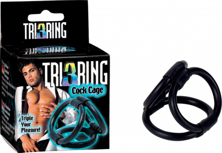 Tri 3 ring cock cage