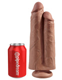 King Cock 9 in. Two Cocks One Hole