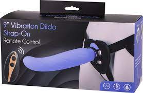 9" Vibration dildo strap on remote control