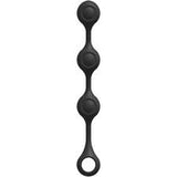 Kink weighted silicone anal balls