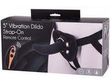 5" Vibration dildo strap on remote control