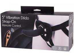 5" Vibration dildo strap on remote control