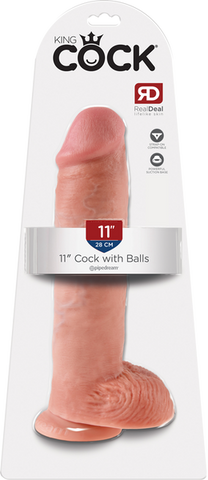 King cock 11″ Cock With Balls