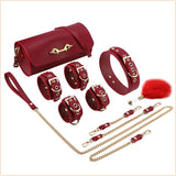 Real leather bondage kit