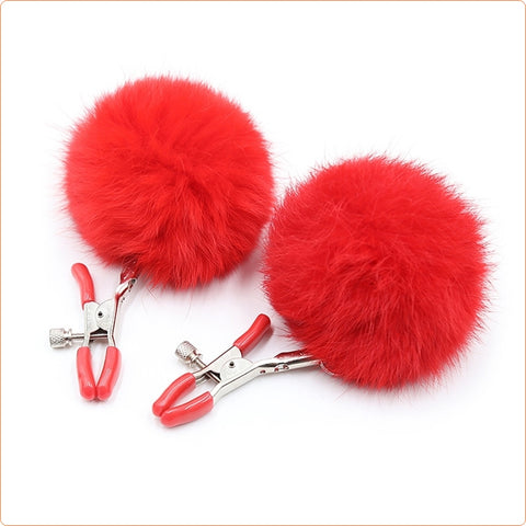 Hairball nipple clamp