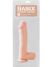 Basix 10" Dong with Suction Cup