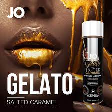 JO gelato salted caramel water based personal lubricant