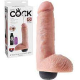 King cock 8" squirting cock with balls