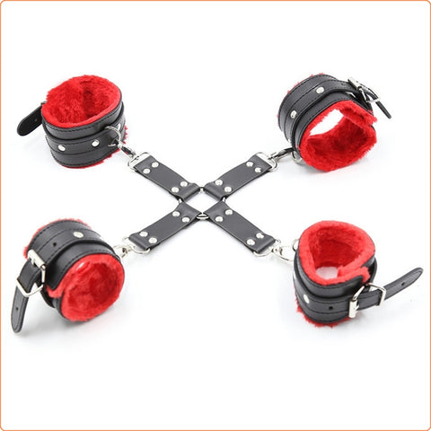 Fur lined wrist restraints & ankle restraint kits