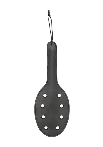 Saddle leather paddle with 8 holes