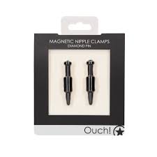 Magnetic nipple clamps diamond pin