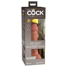 King cock elite six inch dual density silicone cock