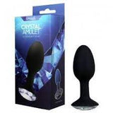 Crystal amulet silicone butt plug