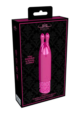 Royal Gems - Twinkle - Rechargeable Silicone Bullet