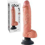 King cock 10" vibrating cock with balls