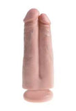 King Cock 9 in. Two Cocks One Hole