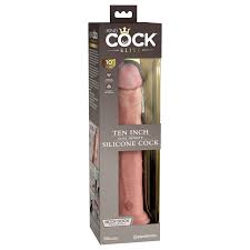 King cock elite ten inch dual density silicone cock