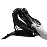 Heavy leather tail flogger