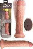 King cock elite nine inch vibrating + dual density silicone cock