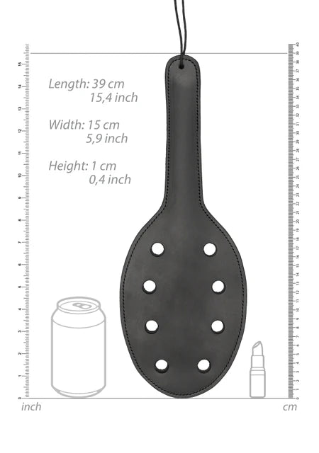 Saddle leather paddle with 8 holes – Devils Paradise