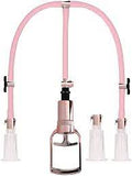 Pumped clitoral & nipple pump set