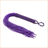 Purple cotton rope whip