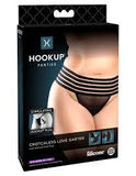 Hook up panties crotchless love garter