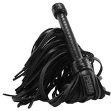 Heavy leather tail flogger