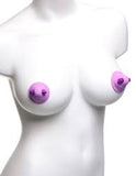 Fantasy for her vibrating nipple suck-hers