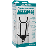 Chest and suspender harness with plug