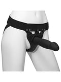 Body extensions be risque 8" hollow vibrating strap on