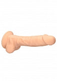 RealRock Silicone Dildo with Balls - 7''