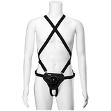 Suspender harness with plug